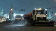 Ледяной дождь парализовал всю Москву